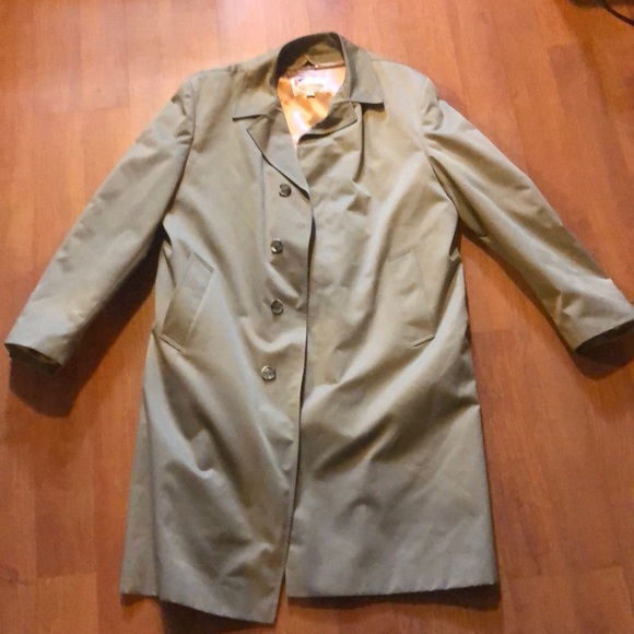 Vintage Grey Croydon Men’s Trench Coat - Picture 1 of 3